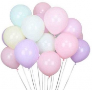 Toptan Pastel Renk Makaron Balon 100 Adet