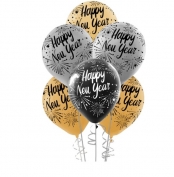 Toptan Yeni Yıl Balonları Happy New Year