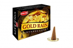 Toptan Konik Tütsü Gold Rain Cones Aromalı 120 Adet